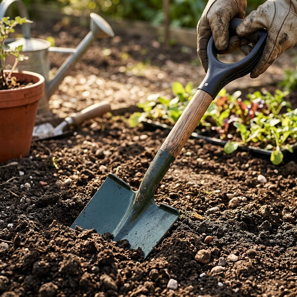 Ergonomic Border Spade with Grip Handle (view 2)