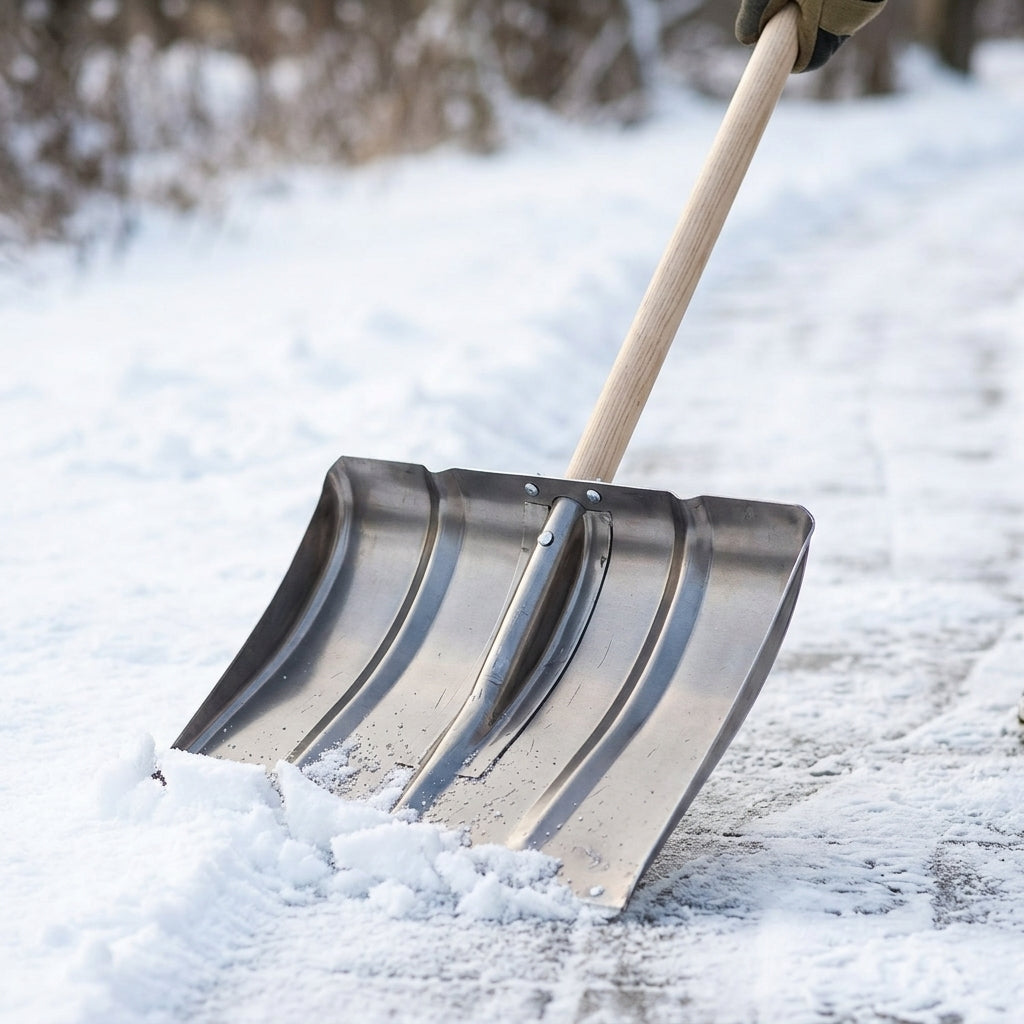45 cm Aluminium Snow Shovel with Ash Handle (view 2)