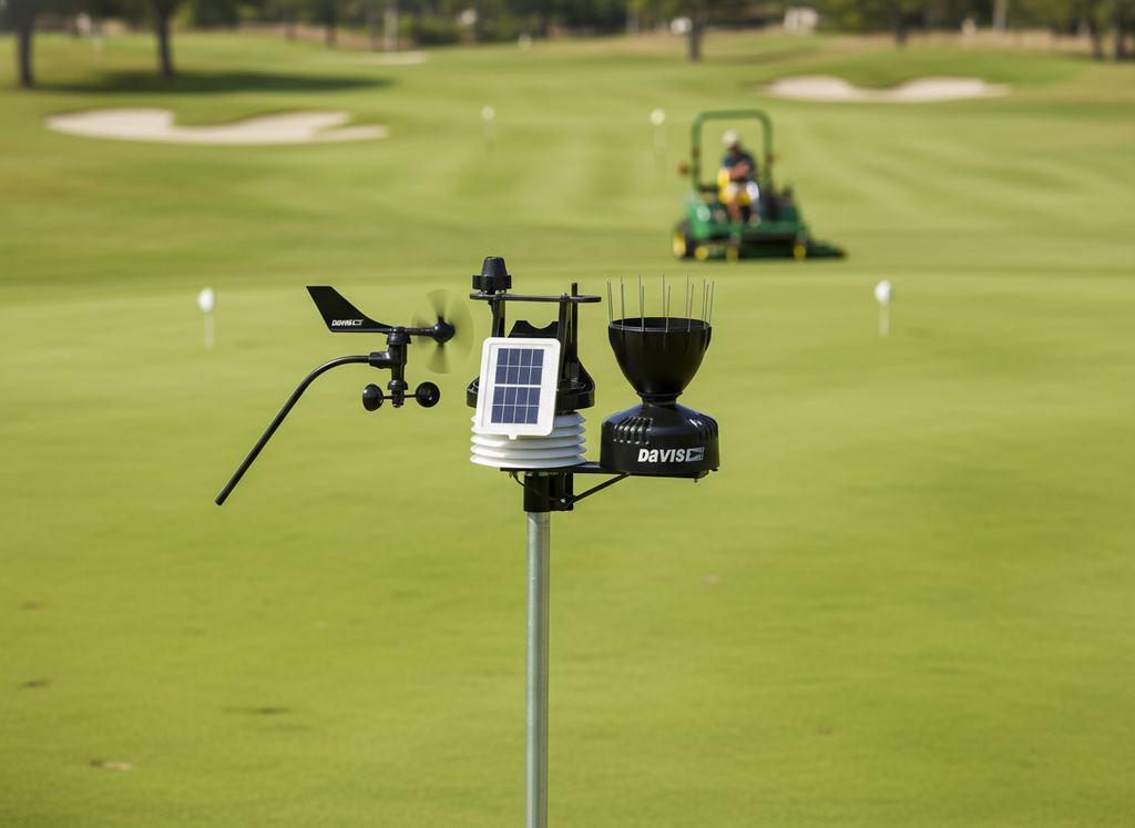Wireless Standard Weather Station with Solar Sensor for Turf Management - Image 2