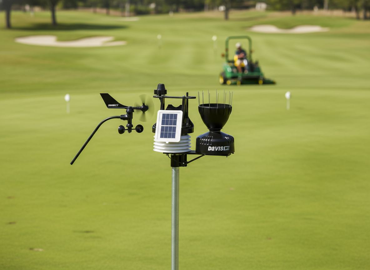Wireless Standard Weather Station with Solar Sensor for Turf Management - Image 2