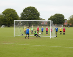 Folding Freestanding 9 v 9 Football Goals - Image 2