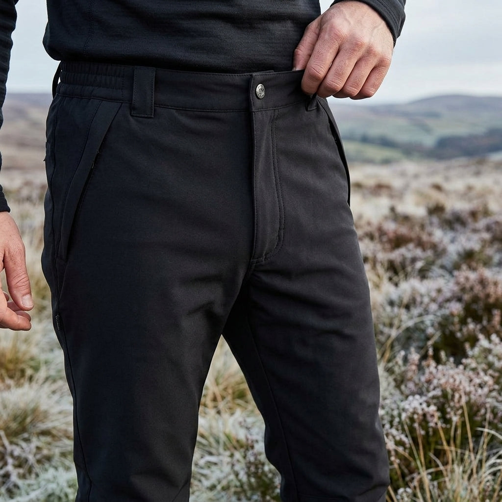 Thermal Waterproof Trousers 34-42in Black (view 2)