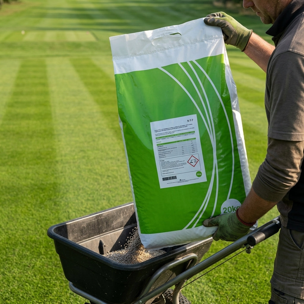 20kg Fertiliser 9-7-7 for Turf and Lawns