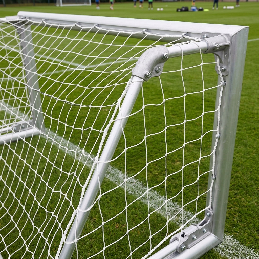 3.66m x 1.83m Mini Football Goal Net Aluminium