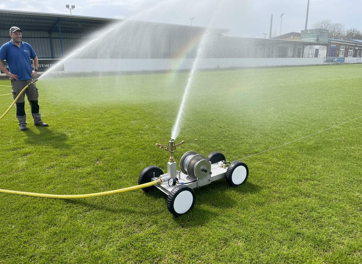 Travelling Sprinkler for Large Areas