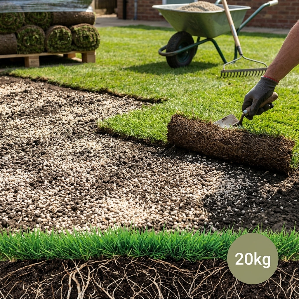 Landscaping grass seed for new lawns and amenity areas