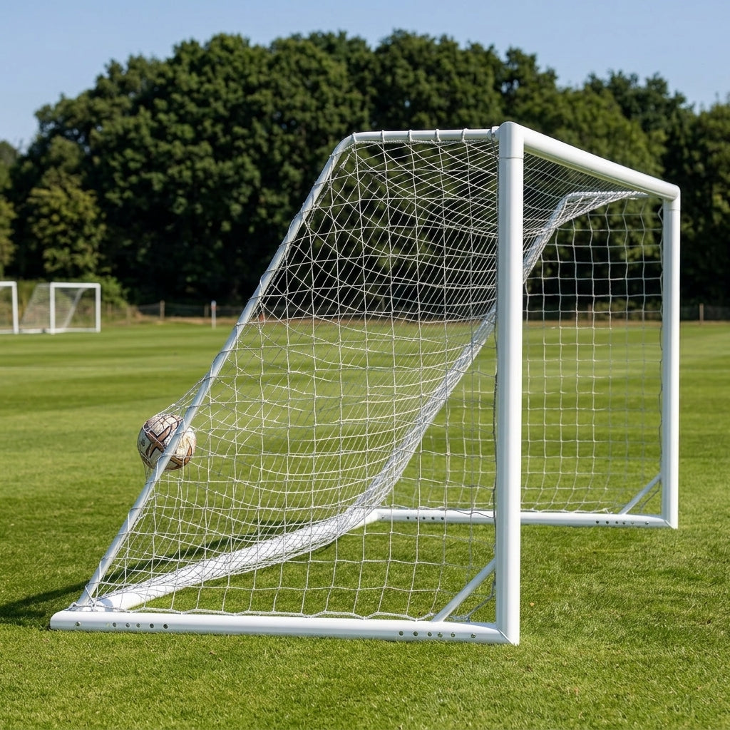 Folding Freestanding 9 v 9 Football Goals