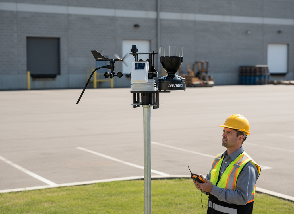 Wireless Standard Weather Station with Solar Sensor for Turf Management