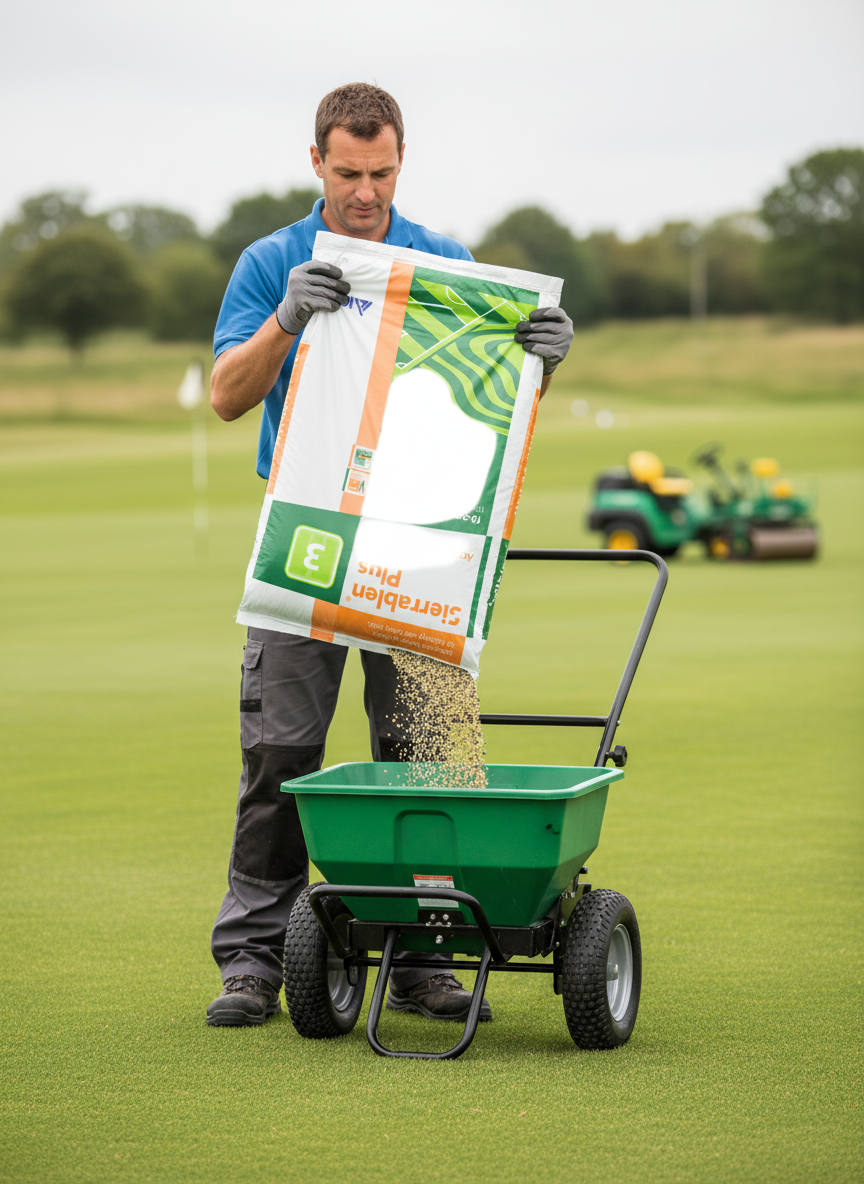 Controlled Release Fertiliser 19-5-18 with Trace Elements for Optimal Turf Health 25kg