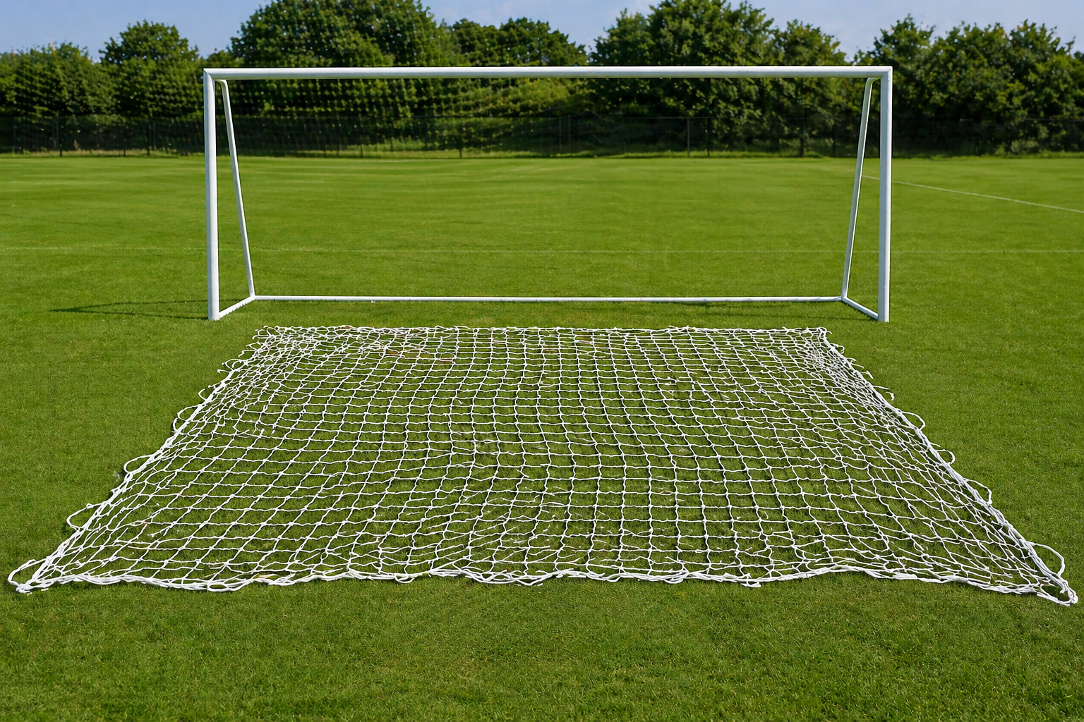 Football Goal Net 6.4m x 2.13m - Image 2