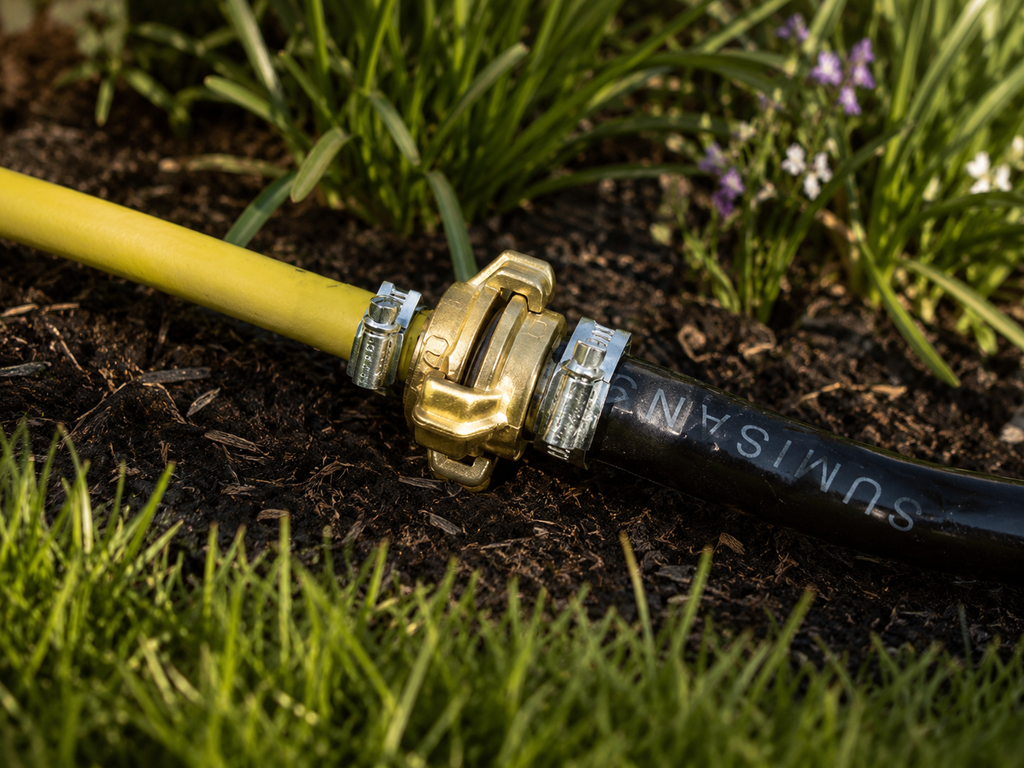 Garden Irrigation Hose with Fittings - Image 2